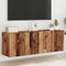 vidaXL - Tv-meubels - 2 - st - wandgemonteerd - 60x30x41 - cm - oud - houtkleurig