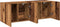 vidaXL - Tv-meubels - 2 - st - wandgemonteerd - 60x30x41 - cm - oud - houtkleurig