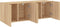vidaXL - Tv-meubels - 2 - st - wandgemonteerd - 60x30x41 - cm - sonoma - eikenkleurig