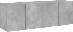 vidaXL - Tv-meubels - 2 - st - wandgemonteerd - 60x30x41 - cm - betongrijs
