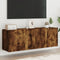 vidaXL - Tv-meubels - 2 - st - wandgemonteerd - 60x30x41 - cm - gerookt - eikenkleurig
