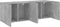 vidaXL - Tv-meubels - 2 - st - wandgemonteerd - 60x30x41 - cm - betongrijs