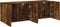 vidaXL - Tv-meubels - 2 - st - wandgemonteerd - 60x30x41 - cm - gerookt - eikenkleurig