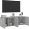 vidaXL - Tv-meubels - 2 - st - wandgemonteerd - 60x30x41 - cm - betongrijs