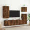 vidaXL - Tv-meubels - 2 - st - wandgemonteerd - 80x30x41 - cm - gerookt - eikenkleurig