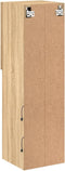 vidaXL - Tv-meubels - met - LED-verlichting - 2 - st - 30,5x30x102 - cm - sonoma - eiken