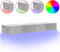 vidaXL - Tv-meubels - met - LED-verlichting - 2 - st - 60x35x15,5 - cm - betongrijs