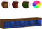 vidaXL - Tv-meubels - met - LED-verlichting - 2 - st - 80x30x30 - cm - bruineikenkleur