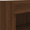 vidaXL - Tv-meubels - met - LED-verlichting - 2 - st - 80x30x30 - cm - bruineikenkleur