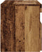vidaXL - Tv-meubels - met - LED-verlichting - 2 - st - bewerkt - hout - oud - hout