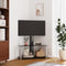 vidaXL - Tv-standaard - hoek - 2-laags - voor - 32-70 - inch - zwart - en - zilverkleur