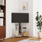 vidaXL - Tv-standaard - hoek - 2-laags - voor - 32-70 - inch - zwart - en - zilverkleur