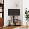 vidaXL - Tv-standaard - hoek - 2-laags - voor - 32-70 - inch - zwart