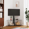 vidaXL - Tv-standaard - hoek - 2-laags - voor - 32-70 - inch - zwart - en - zilverkleur