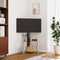 vidaXL - Tv-standaard - hoek - 2-laags - voor - 32-70 - inch - zwart - en - zilverkleur