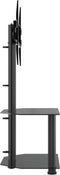 vidaXL - Tv-standaard - hoek - 2-laags - voor - 32-70 - inch - zwart