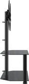 vidaXL - Tv-standaard - hoek - 2-laags - voor - 32-70 - inch - zwart