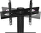 vidaXL - Tv-standaard - hoek - 2-laags - voor - 32-70 - inch - zwart - en - zilverkleur