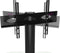 vidaXL - Tv-standaard - hoek - 2-laags - voor - 32-70 - inch - zwart - en - zilverkleur