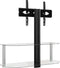 vidaXL - Tv-standaard - hoek - 2-laags - voor - 32-70 - inch - zwart - en - zilverkleur