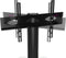 vidaXL - Tv-standaard - hoek - 2-laags - voor - 32-70 - inch - zwart - en - zilverkleur