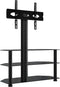vidaXL - Tv-standaard - hoek - 3-laags - voor - 32-70 - inch - zwart