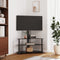 vidaXL - Tv-standaard - hoek - 3-laags - voor - 32-70 - inch - zwart