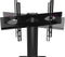 vidaXL - Tv-standaard - hoek - 3-laags - voor - 32-70 - inch - zwart - en - zilverkleur