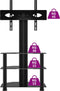 vidaXL - Tv-standaard - hoek - 3-laags - voor - 32-70 - inch - zwart