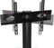 vidaXL - Tv-standaard - hoek - 4-laags - voor - 32-70 - inch - zwart - en - zilverkleur