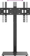 vidaXL - Tv-standaard - hoekmodel - 1-laags - voor - 32-65 - inch - zwart