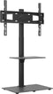vidaXL - Tv-standaard - hoekmodel - 2-laags - voor - 32-65 - inch - zwart