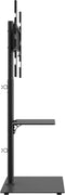 vidaXL - Tv-standaard - hoekmodel - 2-laags - voor - 32-65 - inch - zwart