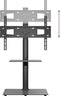 vidaXL - Tv-standaard - hoekmodel - 2-laags - voor - 32-65 - inch - zwart
