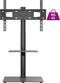 vidaXL - Tv-standaard - hoekmodel - 2-laags - voor - 32-65 - inch - zwart