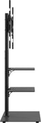 vidaXL - Tv-standaard - hoekmodel - 3-laags - voor - 32-65 - inch - zwart