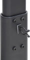 vidaXL - Tv-standaard - hoekmodel - 3-laags - voor - 32-65 - inch - zwart