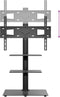 vidaXL - Tv-standaard - hoekmodel - 3-laags - voor - 32-65 - inch - zwart