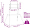 vidaXL - TV-standaard - voor - 37-86 - inch - scherm - 60 - kg - Max - VESA - 400x600 - mm