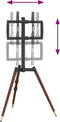 vidaXL - Tv-statief - 32-65 - inch - scherm - 40 - kg - Max - VESA - 400x400 - mm