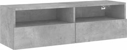 vidaXL - Tv-wandmeubel - 100x30x30 - cm - bewerkt - hout - betongrijs