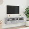 vidaXL - Tv-wandmeubel - 100x30x30 - cm - bewerkt - hout - betongrijs