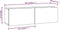 vidaXL - Tv-wandmeubel - 100x30x30 - cm - bewerkt - hout - gerookt - eikenkleurig