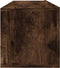 vidaXL - Tv-wandmeubel - 100x30x30 - cm - bewerkt - hout - gerookt - eikenkleurig