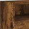 vidaXL - Tv-wandmeubel - 100x30x30 - cm - bewerkt - hout - gerookt - eikenkleurig