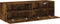 vidaXL - Tv-wandmeubel - 100x30x30 - cm - bewerkt - hout - gerookt - eikenkleurig