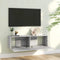 vidaXL - Tv-wandmeubel - 100x30x30 - cm - bewerkt - hout - grijs - sonoma - eikenkleur