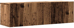 vidaXL - Tv-wandmeubel - 100x30x30 - cm - bewerkt - hout - oud - houtkleurig