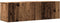 vidaXL - Tv-wandmeubel - 100x30x30 - cm - bewerkt - hout - oud - houtkleurig