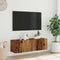 vidaXL - Tv-wandmeubel - 100x30x30 - cm - bewerkt - hout - oud - houtkleurig